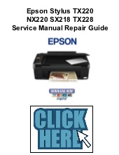 Epson stylus sx510w service manual
